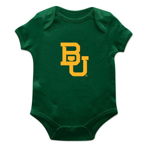 Baylor Bears Cotton Short Sleeve Bodysuit Green