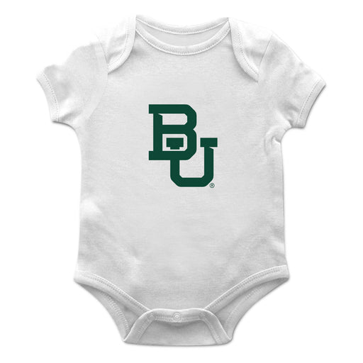 Baylor Bears Cotton Short Sleeve Bodysuit White