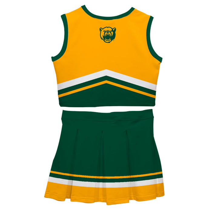 Baylor Bears Vive La Fete Game Day Gold and Green Sleeveless Chearleader Set - Vive La Fête - Online Apparel Store