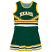 Baylor Bears Vive La Fete Game Day Green Sleeveless Chearleader Set