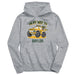 Baylor Bears On My Way Monster Truck Heather Grey Cotton Youth Hoodie