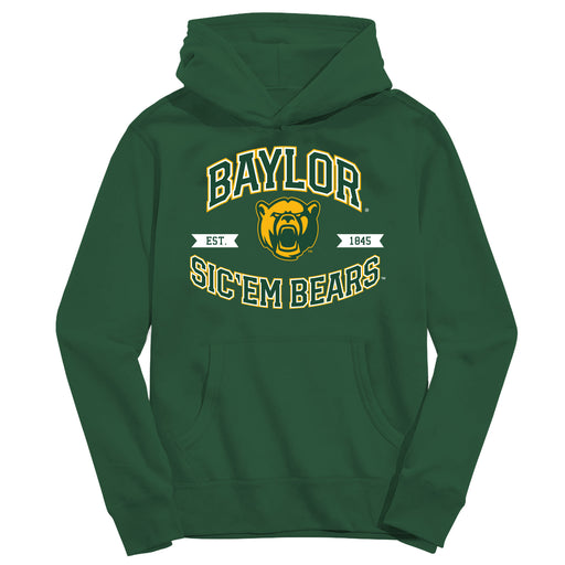 Baylor Bears Vive La Fete Green Cotton Youth Hoodie
