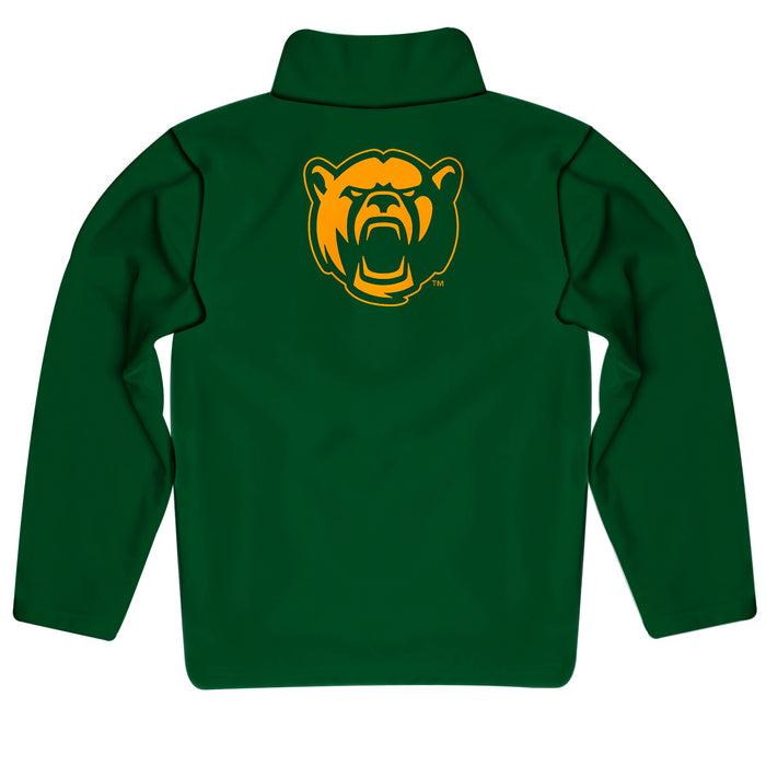 Baylor Bears Vive La Fete Game Day Solid Green Quarter Zip Pullover Sleeves - Vive La Fête - Online Apparel Store