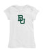 Baylor Bears Girl´s Fitted Cotton T-shirt White