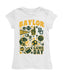 Baylor Bears Girl´s Fitted Cotton T-shirt White