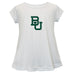 Baylor Bears Short Sleeve Youth Cotton Top White