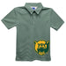 Baylor Bears Stripes Short Sleeve Polo Box Shirt Green