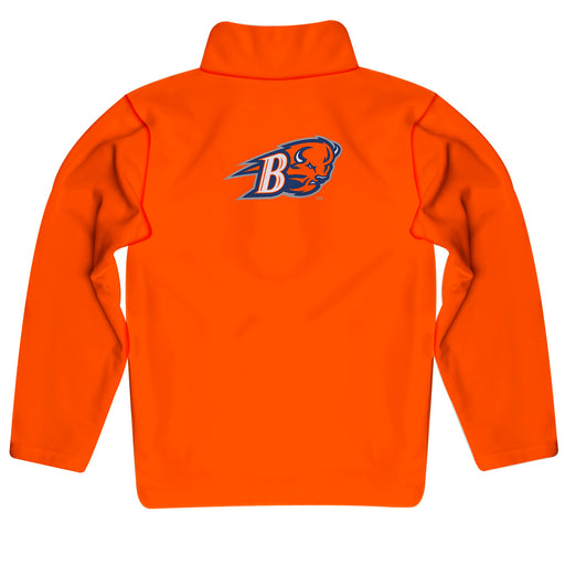 Bucknell University Bison Vive La Fete Game Day Solid Blue Quarter Zip Pullover Sleeves - Vive La Fête - Online Apparel Store