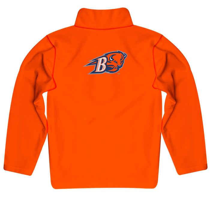 Bucknell University Bison Vive La Fete Game Day Solid Blue Quarter Zip Pullover Sleeves - Vive La Fête - Online Apparel Store