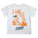 Bucknell University Bison Vive La Fete Excavator Boys Game Day White Short Sleeve Tee