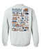 Bucknell University Bison Hand Sketched Vive La Fete Impressions Artwork Navy Crew Neck Sweatshirt for Women - Vive La Fête - Online Apparel Store