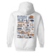 Bucknell University Bison Hand Sketched Vive La Fete Impressions Artwork Navy Cotton Fleece Long Sleeve Hoodie - Vive La Fête - Online Apparel Store