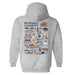 Bucknell University Bison Hand Sketched Vive La Fete Impressions Artwork Navy Cotton Fleece Long Sleeve Hoodie - Vive La Fête - Online Apparel Store