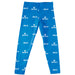 University Buffalo Bulls Vive La Fete Girls Game Day All Over Two Logos Elastic Waist Classic Play Blue Leggings Tights