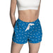 Buffalo Bulls Vive La Fete Game Day All Over Logo Women Blue Lounge Shorts