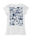Butler Bulldogs Hand Sketched Vive La Fete Impressions Artwork White Girls Cotton Short Sleeve Tee - Vive La Fête - Online Apparel Store
