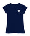 Butler Bulldogs Hand Sketched Vive La Fete Impressions Artwork Navy Girls Cotton Short Sleeve Tee