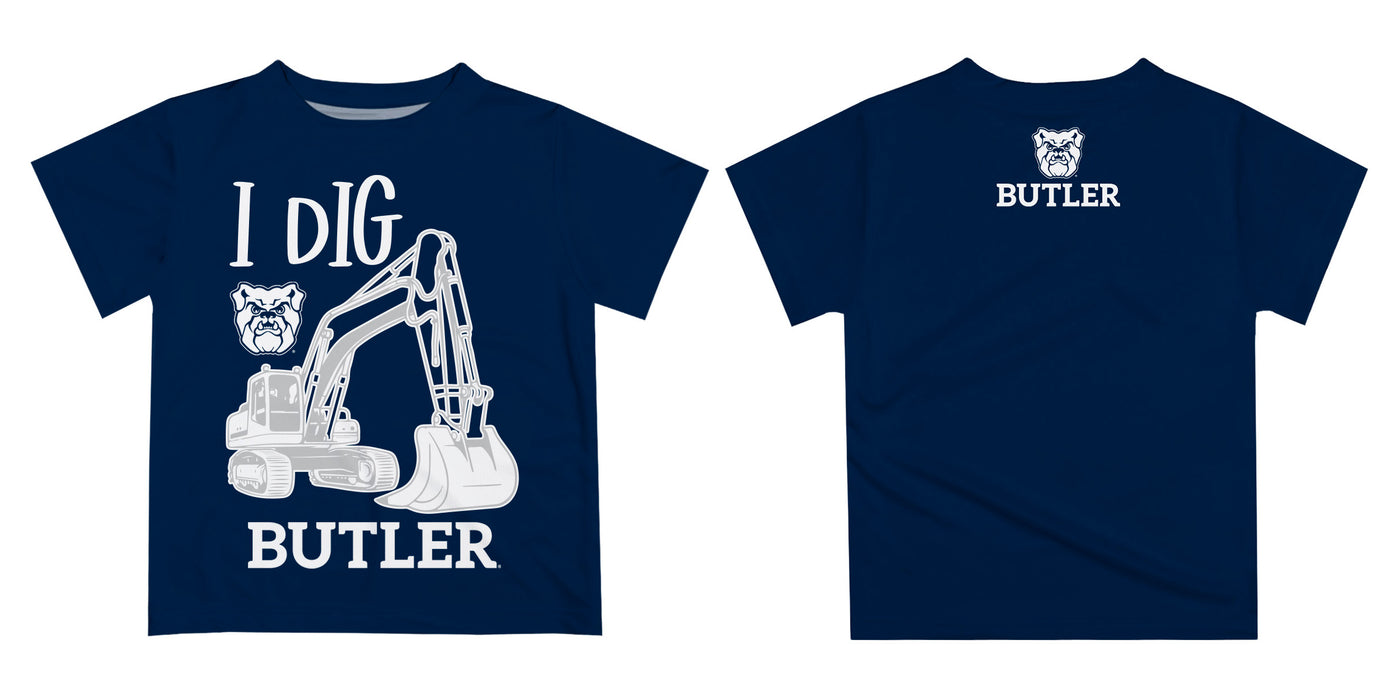 Butler Bulldogs Vive La Fete Excavator Boys Game Day Blue Short Sleeve Tee - Vive La Fête - Online Apparel Store
