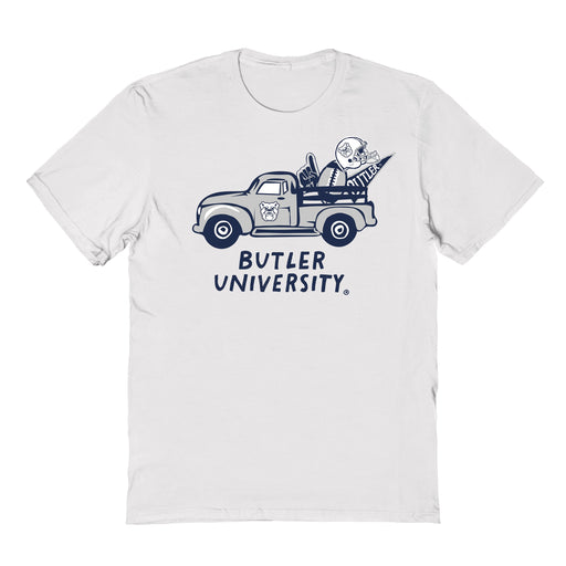 Butler Bulldogs Hand Sketched Vive La Fete Impressions Truck Kids White Cotton T-shirt