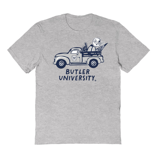 Butler Bulldogs Hand Sketched Vive La Fete Impressions Truck Kids Grey Cotton T-shirt