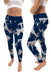 Butler Bulldogs Vive La Fete Paint Brush Logo on Waist Women Blue Yoga Leggings - Vive La Fête - Online Apparel Store