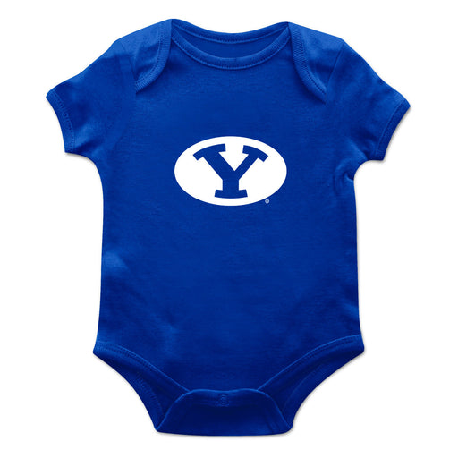 BYU Cougars Cotton Short Sleeve Bodysuit Royal