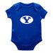 BYU Cougars Cotton Short Sleeve Bodysuit Royal