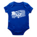 BYU Cougars Vive La Fete Infant Game Day Royal Short Sleeve Bodysuit