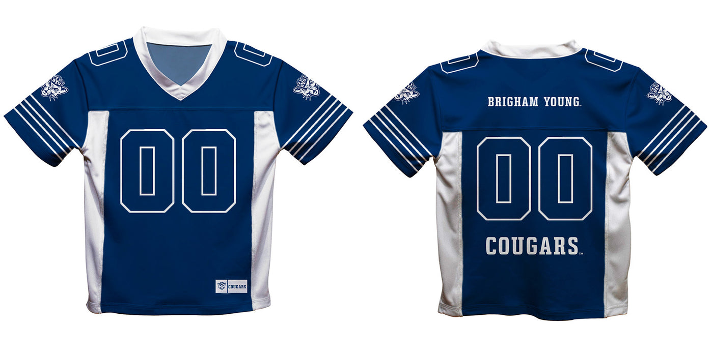 BYU Cougars Vive La Fete Game Day Blue Boys Fashion Football T-Shirt - Vive La Fête - Online Apparel Store