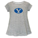 BYU Cougars Short Sleeve Youth Cotton Top Grey