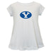 BYU Cougars Short Sleeve Youth Cotton Top White