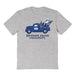 BYU Cougars Hand Sketched Vive La Fete Impressions Truck Kids Grey Cotton T-shirt