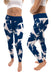 BYU Cougars Vive La Fete Paint Brush Logo on Waist Women Blue Yoga Leggings - Vive La Fête - Online Apparel Store