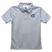 UC Davis Aggies Embroidered Gray Short Sleeve Polo Box Shirt