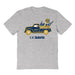 UC Davis Aggies Hand Sketched Vive La Fete Impressions Truck Kids Grey Cotton T-shirt
