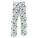 UC Davis Aggies Repeat Print Hand Sketched Vive La Fete Impressions Artwork Womens  White  Lounge Pants