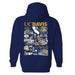 UC Davis Aggies Hand Sketched Artwork Cotton Fleece Women Hoodie - Vive La Fête - Online Apparel Store