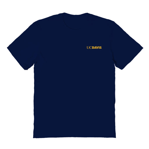 UC Davis Aggies Vive La Fete Impressions Artwork Navy Womens Cotton Tshirt