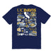 UC Davis Aggies Vive La Fete Impressions Artwork Womens Cotton Tshirt - Vive La Fête - Online Apparel Store