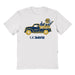 UC Davis Aggies Hand Sketched Vive La Fete Impressions Truck White T-shirt for Women