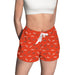 Campbell Camels Vive La Fete Game Day All Over Logo Womens Lounge Shorts