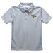 Cal Poly California State Polytechnic Pomona Broncos Embroidered Gray Short Sleeve Polo Box Shirt