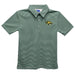 Cal Poly California State Polytechnic Pomona Broncos Embroidered Hunter Green Stripes Short Sleeve Polo Box Shirt