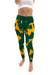Cal Poly California State Polytechnic Pomona Broncos Vive La Fete Paint Brush Logo on Waist Women Green Yoga Leggings