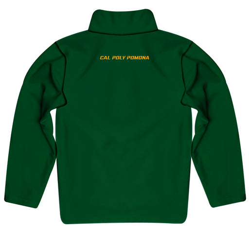 Cal Poly Pomona Broncos Vive La Fete Logo and Mascot Name Womens Green Quarter Zip Pullover - Vive La Fête - Online Apparel Store