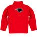 Clark Atlanta University Panthers Vive La Fete Game Day Solid Red Quarter Zip Pullover Sleeves - Vive La Fête - Online Apparel Store