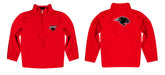 Clark Atlanta University Panthers Vive La Fete Game Day Solid Red Quarter Zip Pullover Sleeves - Vive La Fête - Online Apparel Store
