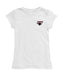 Clark Atlanta University Panthers Hand Sketched Vive La Fete Impressions Artwork White Girls Cotton Short Sleeve Tee