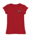 Clark Atlanta University Panthers Hand Sketched Vive La Fete Impressions Artwork Red Girls Cotton Short Sleeve Tee