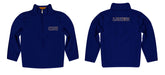 California Baptist Lancers CBU Vive La Fete Game Day Solid Blue Quarter Zip Pullover Sleeves - Vive La Fête - Online Apparel Store